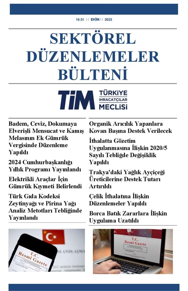 16-31 Ekim 2023 Bülteni 